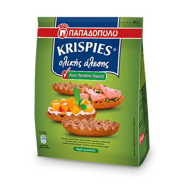 KRISPIES suchary pełnoziarniste bez dodan. cukru 200 G