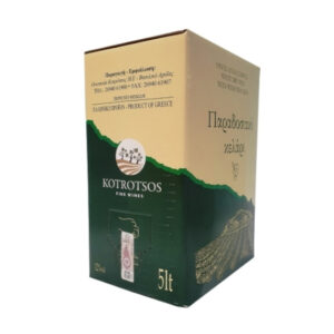 Wino białe wytrawne "paradosiako kelari" 5 litr