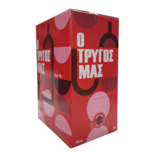 Wino czerwone wytrawne 5 litr "o trygos mas"