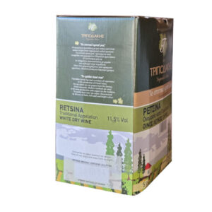 Wino białe Retsina "To Spitiko" 5 litr